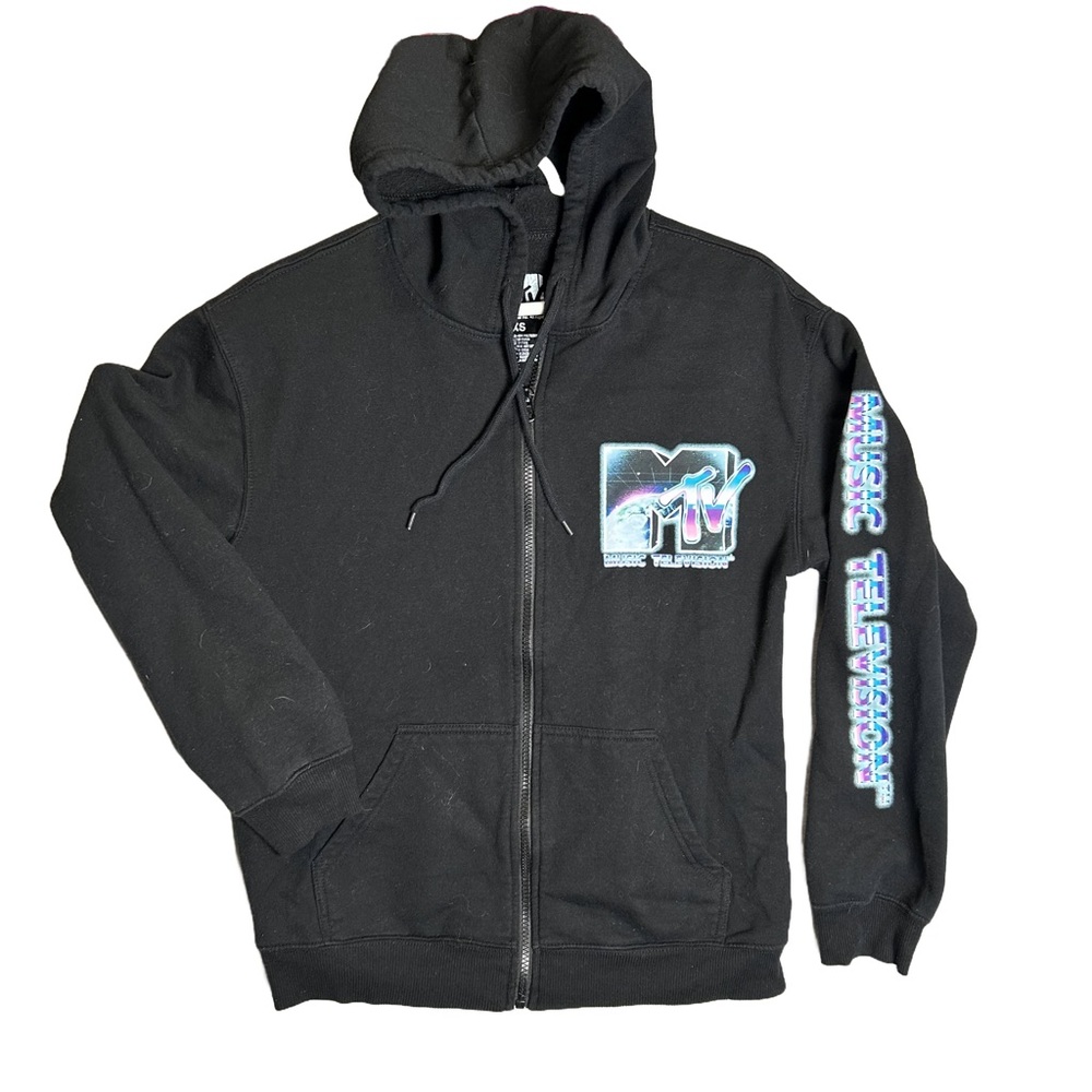 MTV Television Size XS Full-zip Hoodie‎ Sweatshirt